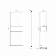 Led Aplik PLA74134 Muur Duvar Aplik
