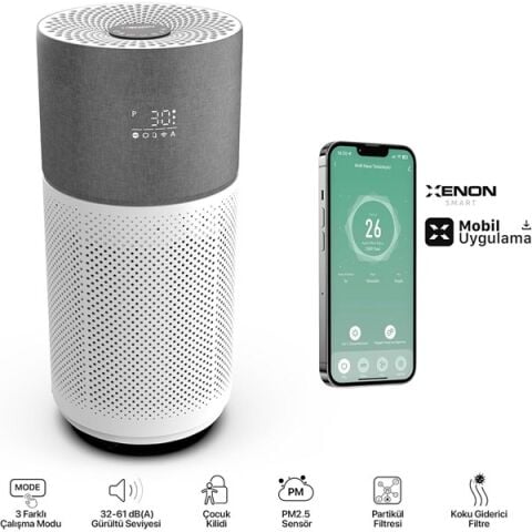 <![CDATA[XENON SMART X7420 M0 Akıllı Hava Temizleyici Gri]]>