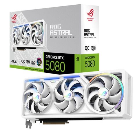 ASUS ROG ASTRAL 16GB RTX 5080 016G GDDR7 256BİT WHITE EDITION
