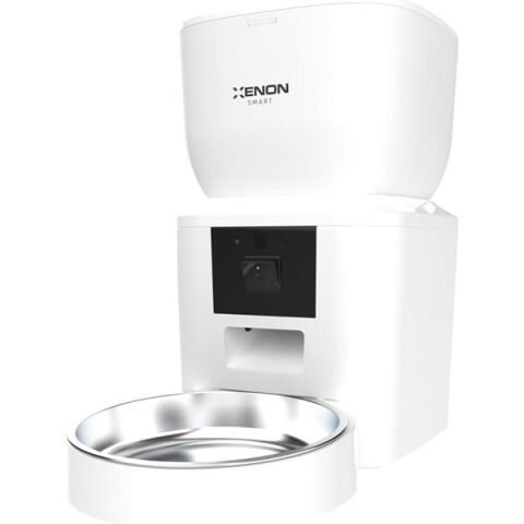 XENON SMART X8604 Akıllı Otomatik Kedi Mama Kabı Beyaz