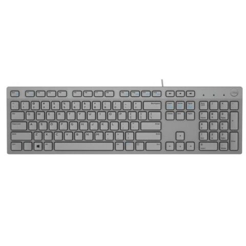 DELL KB216 Multimedia Kablolu Q USB İngilizce Klavye Gri 580-ADHR