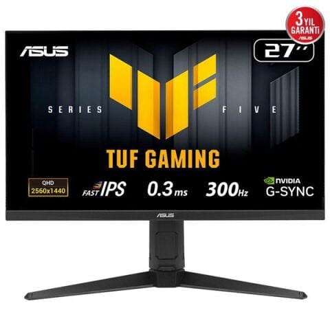 ASUS 27'' IPS TUF GAMING VG27AQML5A 1MS 300Hz HDMI-DP Gaming Monitör (2560 X 1440)