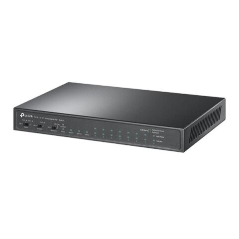 TP-LINK 8port TL-SL1311P 10/100 1-SFP 65W Full PoE Yönetilemez Switch