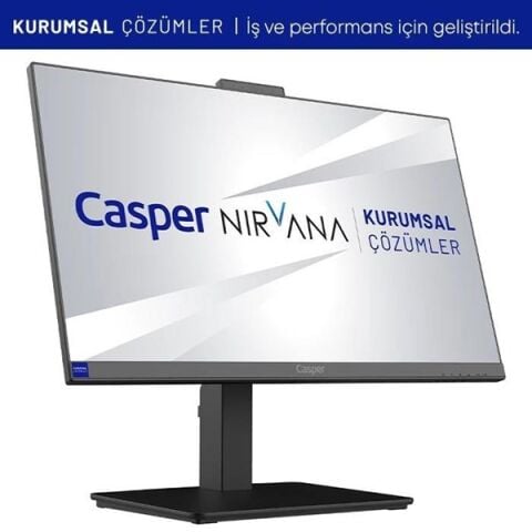 CASPER 23.8'' NIRVANA AIO A700 A70.5700-8D00X-V RYZEN 7 5700U 8GB RAM- 500GB M2 NVME- O/B UHD FDOS