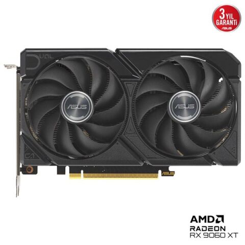ASUS 8GB DUAL RX9060XT-8G GDDR6 128bit HDMI-DP PCIE 5.0