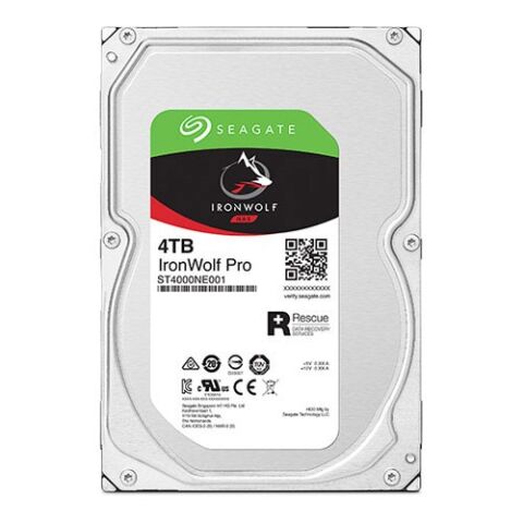SEAGATE 3,5'' 4TB IRONWOLF PRO ST4000NE001 7200 RPM 256MB SATA-3 E-NAS Uyumlu Disk