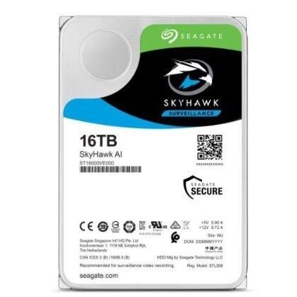 SEAGATE 3.5'' 16TB SKYHAWK ST16000VE002 7200 RPM 256MB SATA-3 Güvenlik Diski