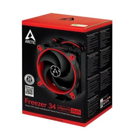 ARCTIC FREEZER 34 eSports DUO AR-ACFRE00060A Hava Soğutmalı İşlemci Fanı 2X Fanlı