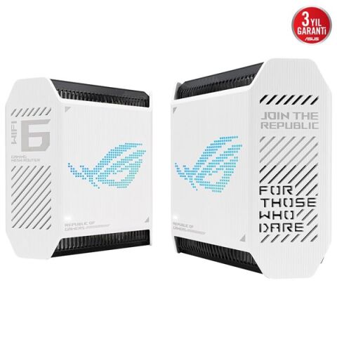 ASUS ROG RAPTURE  GT6(W-2-PK) AX10000 ROUTER BEYAZ