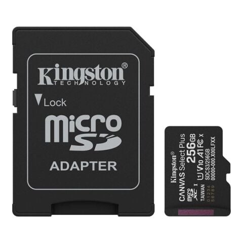 KINGSTON 256GB CANVAS SELECT PLUS DCS3/256GB MICRO-SD HAFIZA KARTI