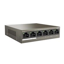 TENDA 5port 63w 4port PoE TEF1106P-4-63W 10/100 Yönetilemez Switch Masaüstü