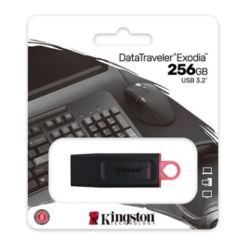 <![CDATA[KINGSTON 256GB USB3.2 DTX/256GB USB BELLEK]]>