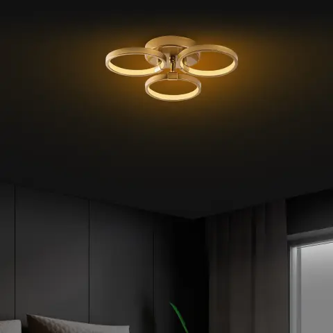 Parlak Gold Led'Li Avize PER-13311