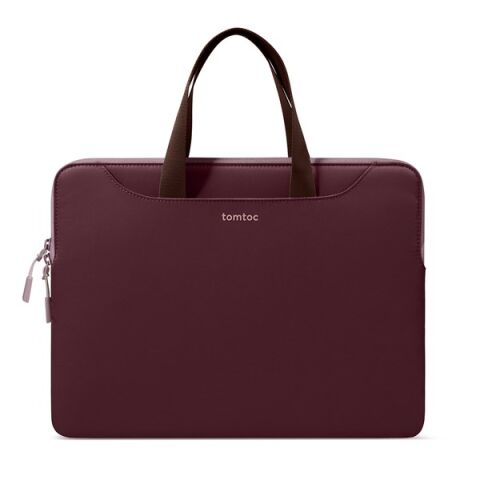 Tomtoc A21C1P1 - A21D3P1 13.5'' Çift Renk Bordo/Pembe TheHer/Light Serisi Notebook El Çantası