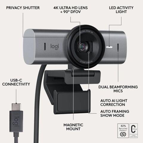 <![CDATA[LOGITECH MX Brio 705 4K Ultra HD Web Kamera 960-001530]]>