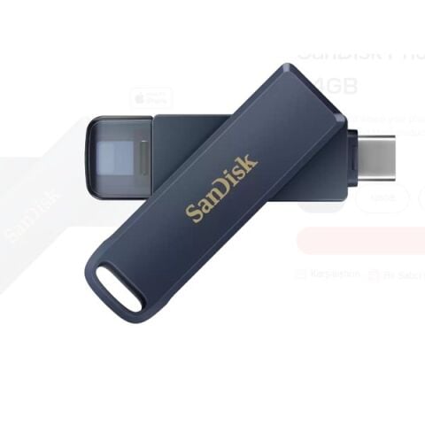 SANDISK 64GB Type-C/Lightning PHONE DRIVE SDIXD0N-064G-GN6NN Usb Bellek