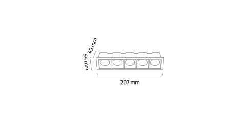 Goya Gy 5108 10 Watt Sıva Altı Power Led Armatür