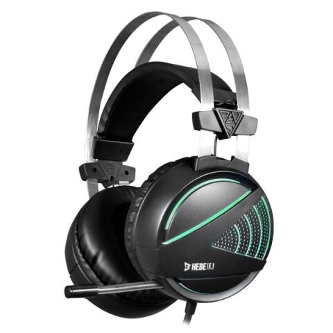 GAMDIAS HEBE-E1 Stereo USB+3.5mm Jack Led Aydınlatma Siyah Gaming Mikrofonlu Kulaklık