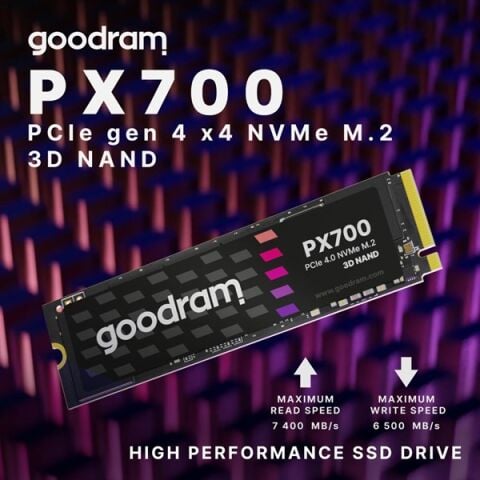 GOODRAM 2TB SSDPR-PX700-02T-80 7400-6500MB/s M2 NVME GEN4 DİSK