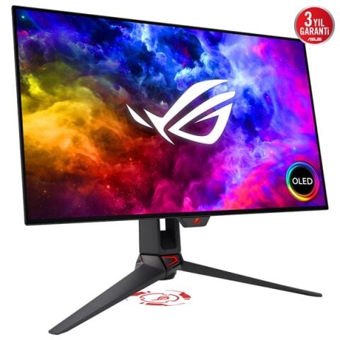 ASUS 26.5'' OLED ROG SWIFT PG27AQDM 0.03MS 240HZ HDMI-DP GAMING MONİTÖR 2560X1440