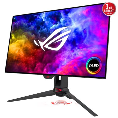 ASUS 26.5'' OLED ROG SWIFT PG27AQDM 0.03MS 240HZ HDMI-DP GAMING MONİTÖR 2560X1440