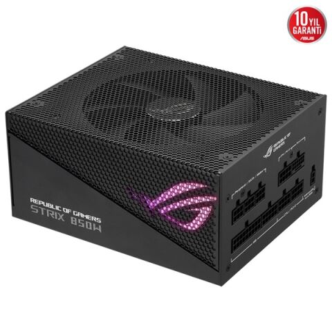ASUS 850W 80+ GOLD ROG STRIX AURA 850G TAM MODÜLER POWER SUPPLY
