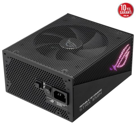 ASUS 850W 80+ GOLD ROG STRIX AURA 850G TAM MODÜLER POWER SUPPLY
