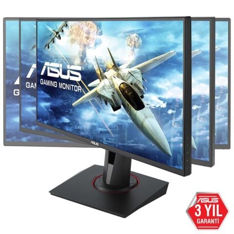 ASUS 24.5'' LED VG258QR 0.5MS 165Hz DVI-HDMI-DP Pivot Gaming Monitör (1920 X 1080) Vesa