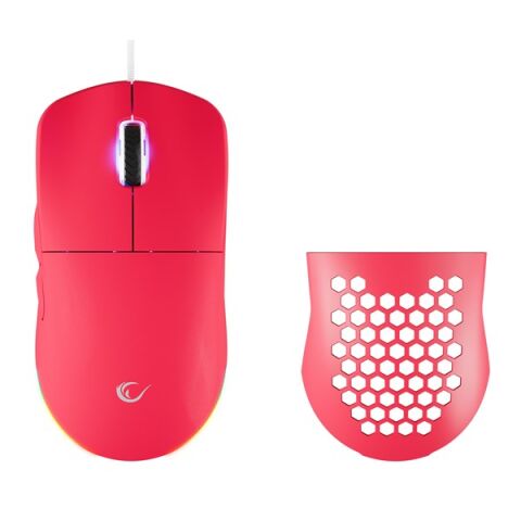 RAMPAGE BLINK Pembe 7 Makro Tuşlu RGB 12800 DPI Gaming Oyuncu Mouse