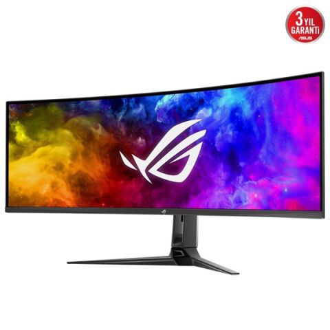 ASUS 49'' QD-OLED ROG SWIFT PG49WCD 0.03MS 144HZ HDMI-DP TYPE-C KAVISLI GAMING MONİTÖR 5120X1440