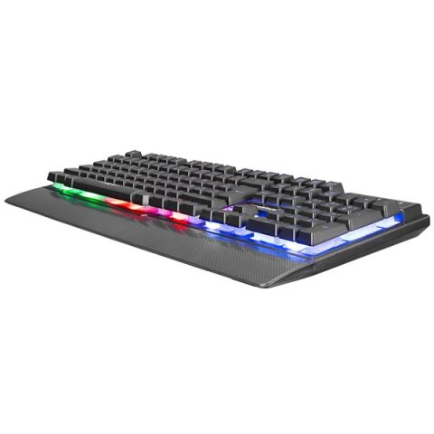 RAMPAGE KB-R66 BUBBLE USB Gökkuşağı Aydınlatmalı French/Arabic Layout Multimedia Gaming Klavye