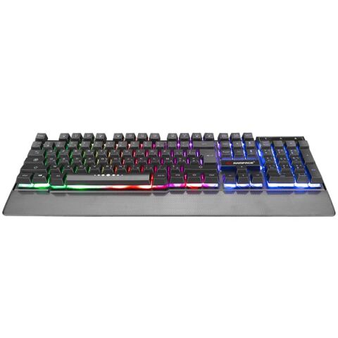 RAMPAGE KB-R66 BUBBLE USB Gökkuşağı Aydınlatmalı French/Arabic Layout Multimedia Gaming Klavye