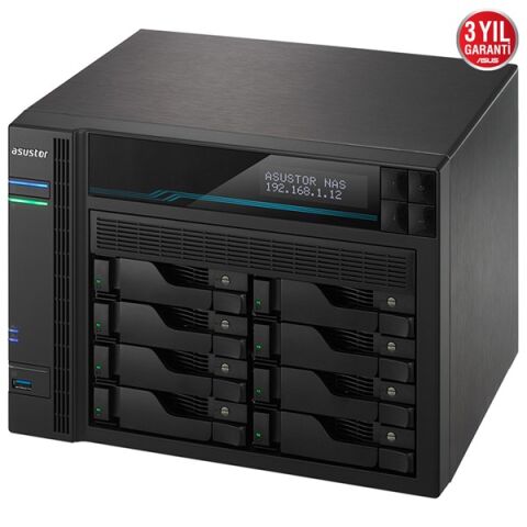 <![CDATA[ASUSTOR AS6508T ATOM QC- 8 GB RAM- 8-diskli Nas Server (Disksiz)	]]>