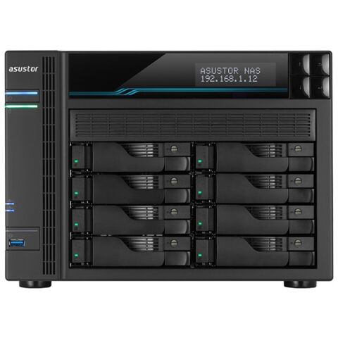 <![CDATA[ASUSTOR AS6508T ATOM QC- 8 GB RAM- 8-diskli Nas Server (Disksiz)	]]>