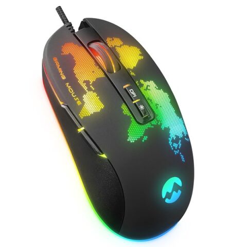 EVEREST GX69 JAVELIN Usb Siyah RGB Ledli 7D Optik Gaming Oyuncu Mouse