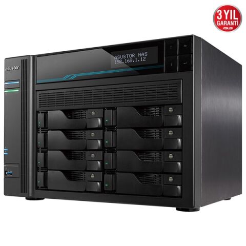 <![CDATA[ASUSTOR AS6508T ATOM QC- 8 GB RAM- 8-diskli Nas Server (Disksiz)	]]>