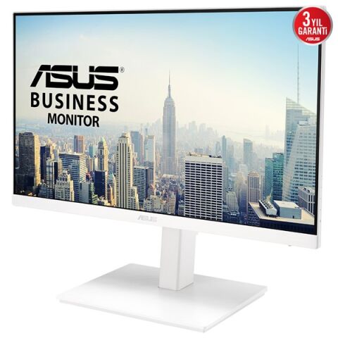 ASUS 23.8'' IPS VA24EQSB-W 75Hz HDMI-DP EV Ofis Tipi Pivot Monitör Beyaz