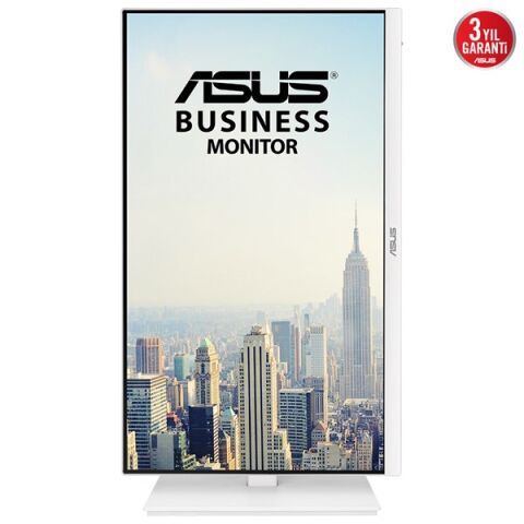 ASUS 23.8'' IPS VA24EQSB-W 75Hz HDMI-DP EV Ofis Tipi Pivot Monitör Beyaz
