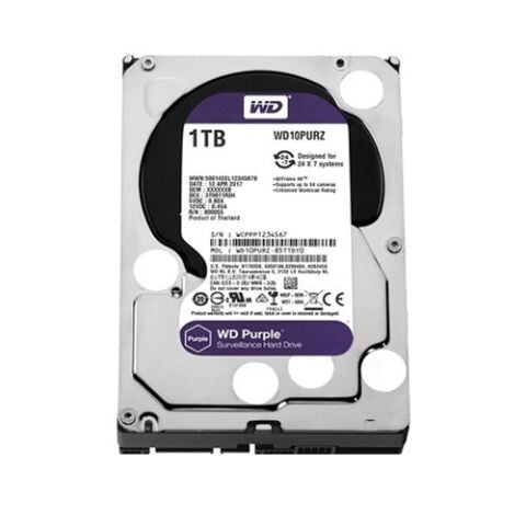 WD 3.5'' 1TB PURPLE WD10PURZ 5400 RPM 64MB SATA-3 Güvenlik Diski-SEAGATE 250GB BARACUDA SATA-3