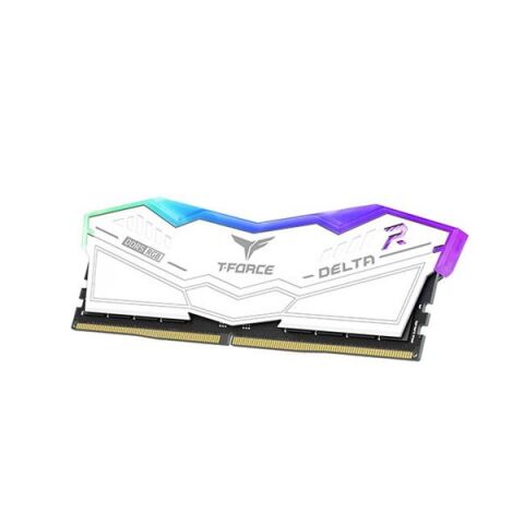 TEAM 32GB (2X 16GB) DDR5 6400MHZ CL40 RGB DUAL KIT PC RAM T-FORCE DELTA WHITE FF4D532G6400HC40BDC01 BEYAZ