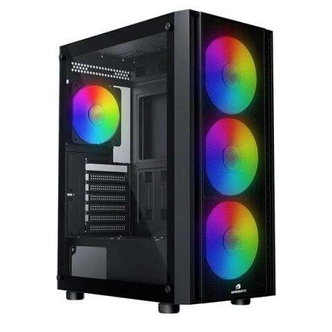 GAMEBOOSTER 600W CASTLE A651B GAMING MID-TOWER PC KASASI