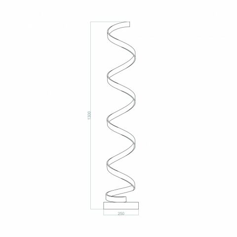 TRA20056 Led Lambader SPIRAL 130 cm