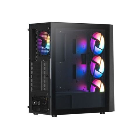 XPG 650W 80+ LANDER LANDER50065W4L-BKCEU 4-RGB FANLI GAMING MID-TOWER PC KASASI