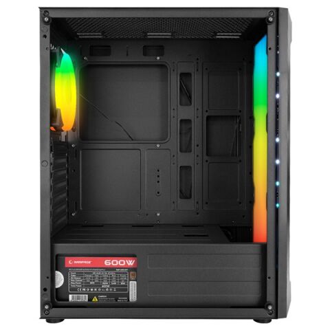 RAMPAGE 600W 80+ X-BASE Gaming Mid-Tower PC Kasası