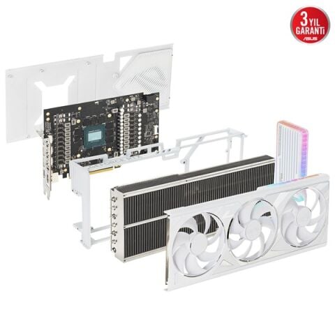 ASUS 16GB ROG STRIX RTX4080-16G-WHITE GDDR6X HDMI-DP PCIE 4.0