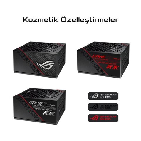 ASUS 850W 80+ GOLD ROG STRIX 850G 13.5cm Fanlı Tam Modüler Power Supply Japon Kapasitör