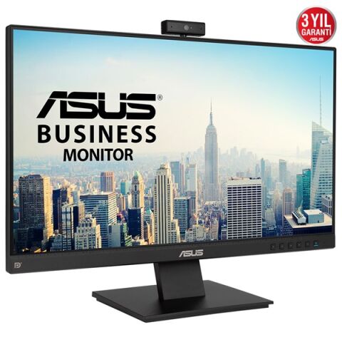 ASUS 23.8'' IPS BE24EQK 5MS 60Hz HDMI-DP EV Ofis Tipi Monitör (1920 X 1080) Web Kameralı
