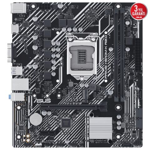 ASUS PRIME H510M-K R2.0 DDR4 HDMI PCIe 16X v4.0 1200p v2 mATX