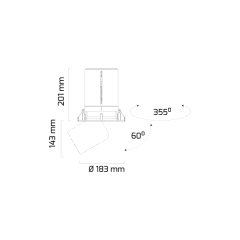Goya Gy 3029-30 36 Watt COB Ledli Mağaza Armatür