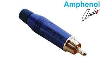 Amphenol ACPR-BLU RCA Erkek Konnektör - Mavi